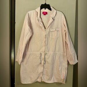 Victoria’s Secret long sleeve button down sleep shirt